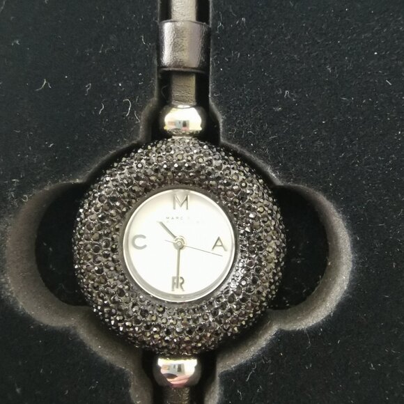 Marc by Marc Jacobs Limited Edition Black Crystal Watch - New & Boxed - Picture 12 of 15